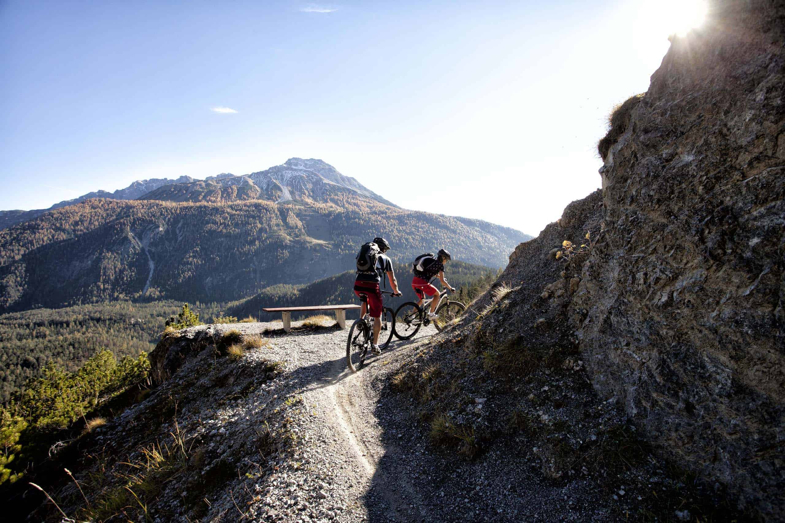Mountainbike Urlaub an der Zugspitze in Lermoos